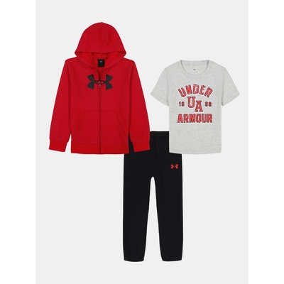 Under Armour Момчешки комплект Under Armour UA RIVAL 3PC HOODIE SET Under Armour | Cherven | Момчешки | 2-3YR