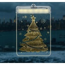 Malatec 17225 Závesná vianočná 3D LED dekorácia svietiaci stromček