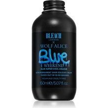 Bleach London Super Cool semi-permanentná farba Blue Weekend 150 ml