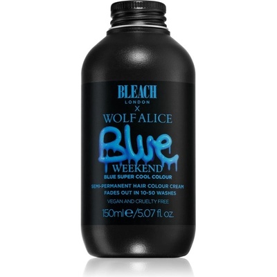 Bleach London Super Cool semi-permanentná farba Blue Weekend 150 ml