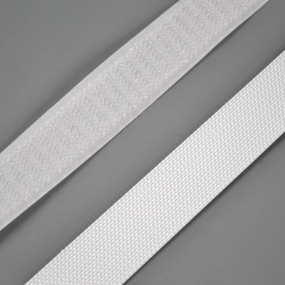Takoy Nízkoprofilový suchý zip háček + plyš bílý 20 mm – Zboží Dáma