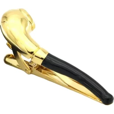 Amparo Miranda spona na kravatu Dýmka zlatá – Zboží Dáma