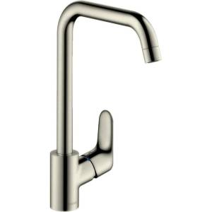 Hansgrohe Кухненски смесител Hansgrohe Focus M41 260, едноръкохватков, с 1 струя, матиран хром (31820800)