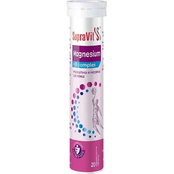 SupraVit Magnesium + В-complex, 20 таблетки, SupraVit