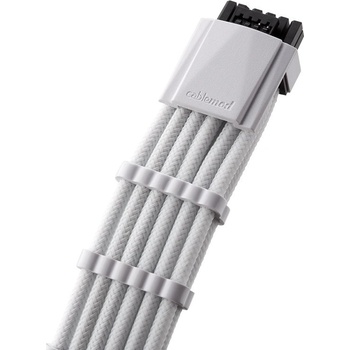 Image 1 of CableMod Кабел CableMod - Pro ModMesh 12VHPWR, 16-Pin/2x 8-Pin, бял (CM-PEV2-16P2-N60KW-5PW-R)