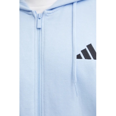 Adidas Суичър adidas Essentials в синьо с качулка с апликация JE6342 (JE6342)
