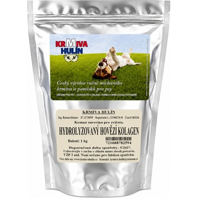 Krmiva Hulín Hovězí kolagen Hydroizolovaný pro psy 1 kg