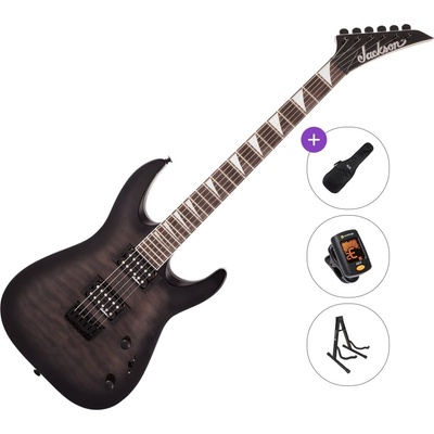 Jackson JS Series Dinky Arch Top JS32Q DKA HT AH Basic SET Transparent Black Burst Електрическа китара