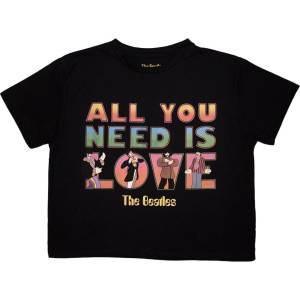 The Beatles Yellow Submarine AYNIL Stacked Black L Дамски Риза (YSCT35LB03)