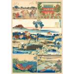 Grafika Art Puzzle - Puzzle The Prints of Hokusai - 1 000 piese