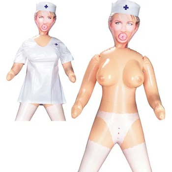 NMC Надуваема кукла на секси медицинска сестра с красив бюст под униформата