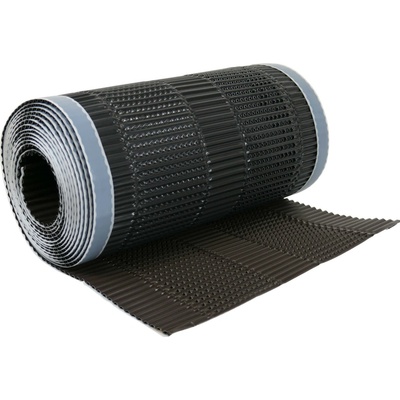 Dek Pás hřebenový a nárožní Al 300 mm tmavě hnědý