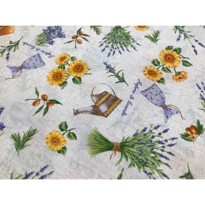 Dekoračné látka Levanduľa PROVENCE šírka 140 cm
