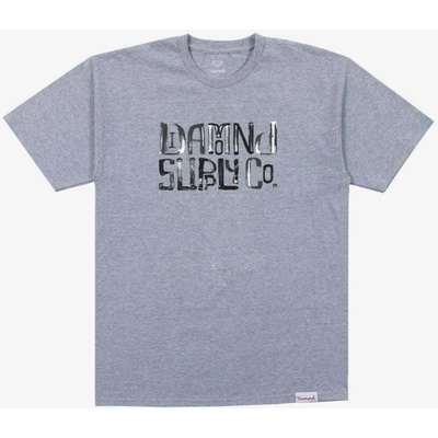 Diamond tričko Downtown Signature S/S Heather Grey