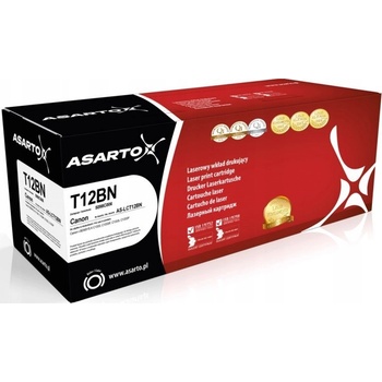 Compatible Касета за принтер Asarto Canon T12BN, 7600 страници, черно (AS-LCT12BN)