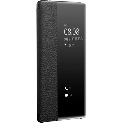 Qialino Активен Калъф за Huawei P40 Pro, Qialino Smart Book Case, Черен (5901017167419)
