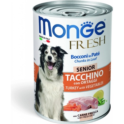 Monge Fresh Senior Dog Krůta se zeleninou 400 g