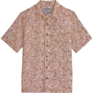 Royal Robbins Мъжка риза с копчета Royal Robbins Camino Pucker S/S Shirt - Pecan Dragonfly Pt (033-2703-0912)