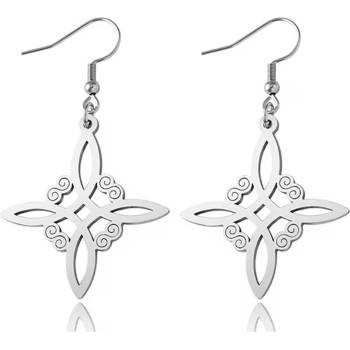 HARAHU Обеци es-33453 - Сребърни kp33453 (es-33453)