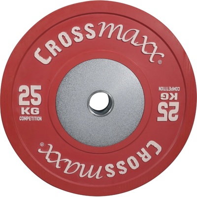 Lifemaxx Crossmaxx Soutěžní bumper kotouče guma ocel 50 mm 25 kg
