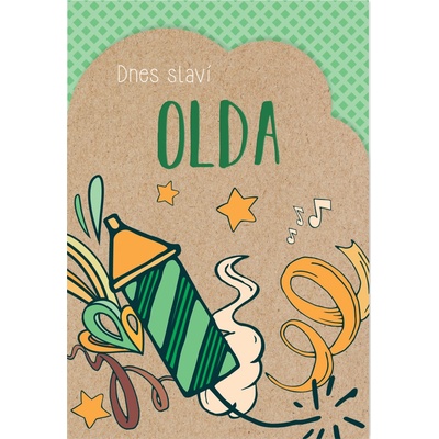 Albi Přání k svátku - Olda