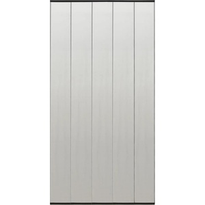 vidaXL Комарник за врата с мрежеста завеса от 5 части черен 120x240 см (148711)
