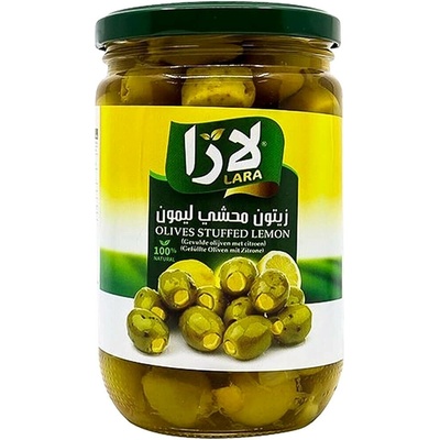 Lara Zelené olivy plnené citrónom 375 g