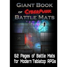 Giant Book Of CyberPunk Battle Mats