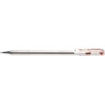 Pentel Химикалка, 0, 35 мм, капачка, PENTEL "Superb BK77", червена BK77-B (BK77-B)
