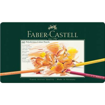 Faber-Castell 110060 Polychromos umělecké nejvyšší kvality 60 ks