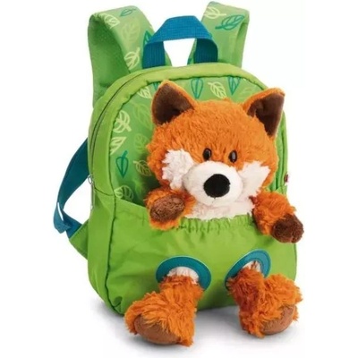 NICI Nici: Раница с плюшена лисица - зелена, 25 см (62692)