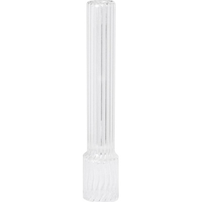 Strömshaga Skleněný cylindr na petrolejovou lampu Ribbed Tall, čirá barva, sklo – Zboží Dáma