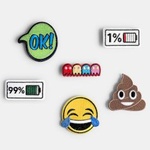 Goomby Текстилни емблеми Iron-On Computer Lover 6 броя