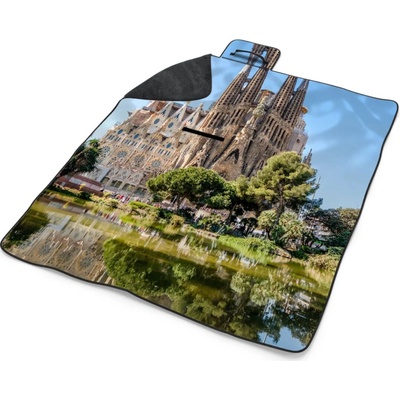 Sablio Plážová deka Barcelona Sagrada Familia