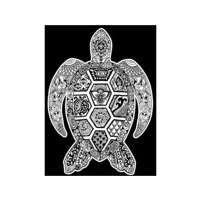 Stepp Velvet coloring page 47x35 Sea turtle