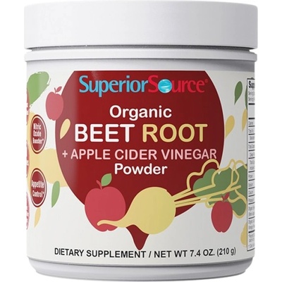 SuperiorSource Organic Beet Root + Apple Cider Vinegar Powder [210 грама]