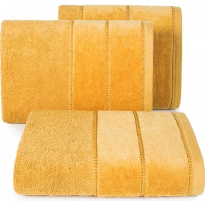 Mybesthome bavlněný froté ručník Maria mustard hořčicová 500 g 50 x 90 cm