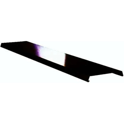 Atikový plech r.š.400mm Al Hliník 0.6mm lakovaný RAL 9005 černá dl.2m