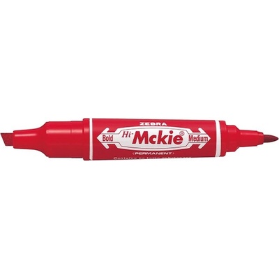 Zebra Алкохолен маркер с два края ZEBRA Hi-Mckie 2, 0-4, 0 mm червен 50253 (50253)