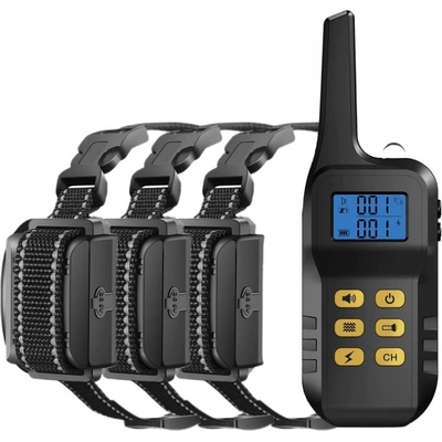 ✅PatPet T720 Elektrický obojek 2v1 pro 3 psy