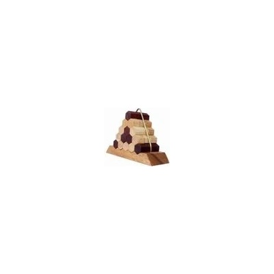 Hlavolam dřevěný beehive pyramid puzzle
