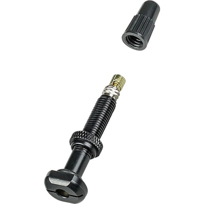 Ventilček Bontrager Round Base TLR 40 Valve Stem - black 40 mm