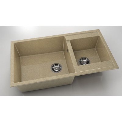 FAT Мивка Vanguard 234, Granicite, 809 Latte, с включен сифон