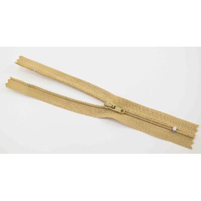 Nedeliteľný jemný plastový špirálový zips (veľkosť číslo 3) rôzne farby - dĺžka 12 cm - 60 cm 16 cm Horčicová 1