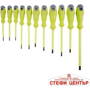 CARMOTION Отвертки изолирани 11бр в к-т - 63408 (73117) - steficenter