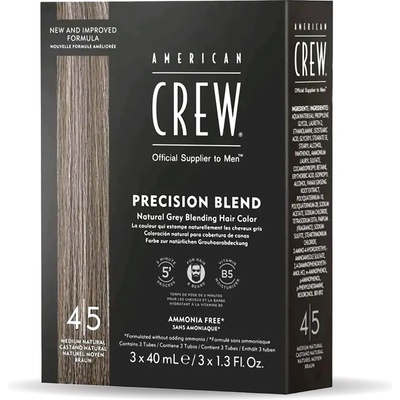 American Crew Боя за коса за мъже - кестенява PRECISION BLEND MEDIUM-4/5 3x40mL (12010324834)