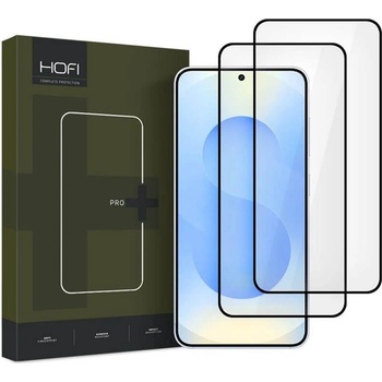 HOFI Стъклен Протектор за Samsung S25 Plus, Hofi Glass 2бр. , Черен (5906302322190)