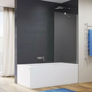SanSwiss Easy параван за вана хром 70x150 см, закалено стъкло 6 мм (STR4P6B0705007)