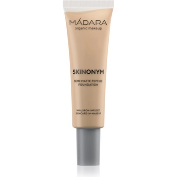 Mádara MÁDARA Skinonym Semi-Matte Peptide дълготраен фон дьо тен с пептиди цвят True Beige 35 30ml