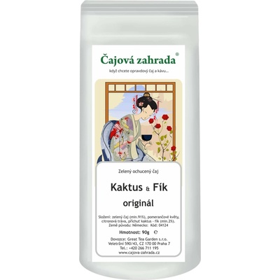 Čajová zahrada Kaktus & Fík zelený ochucený čaj 1 kg